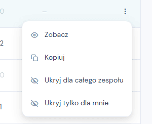 Rozwinięte menu kontekstowe przy pozycji biblioteki oznaczonej jako systemowa