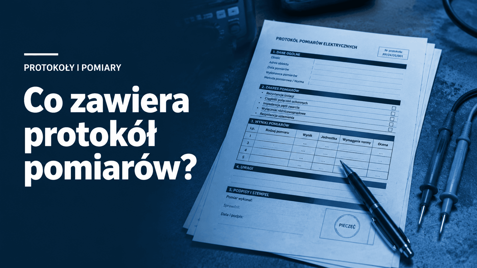 Protokół z przeglądu co zawiera