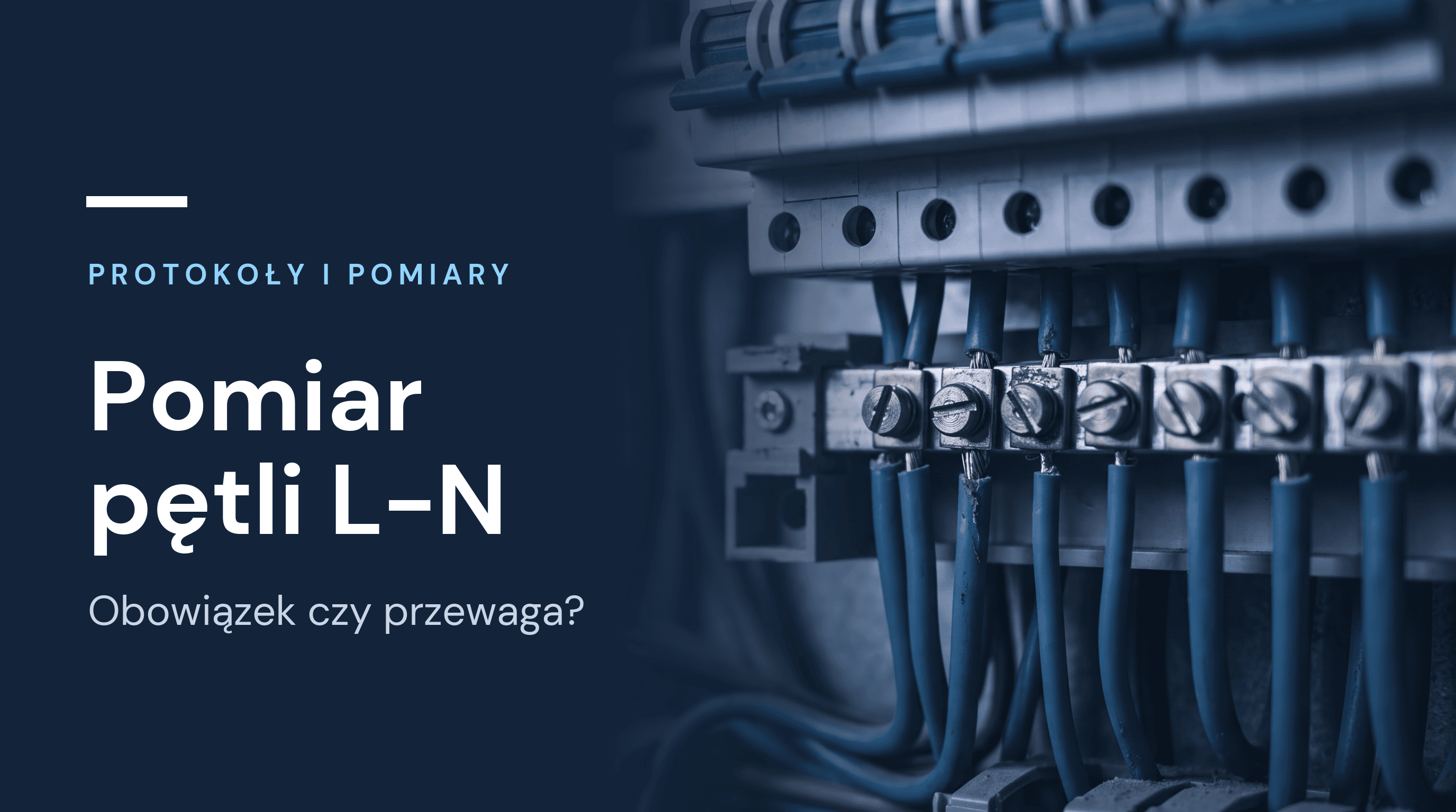 Listwa zaciskowa przewodów neutralnych w rozdzielnicy elektrycznej