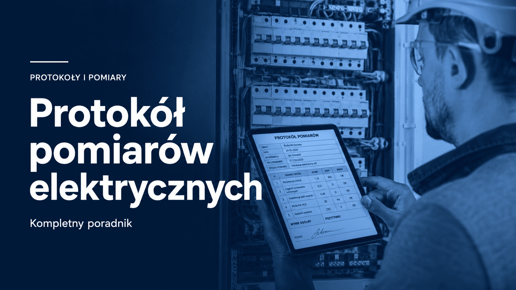 Protokół pomiarów elektrycznych 